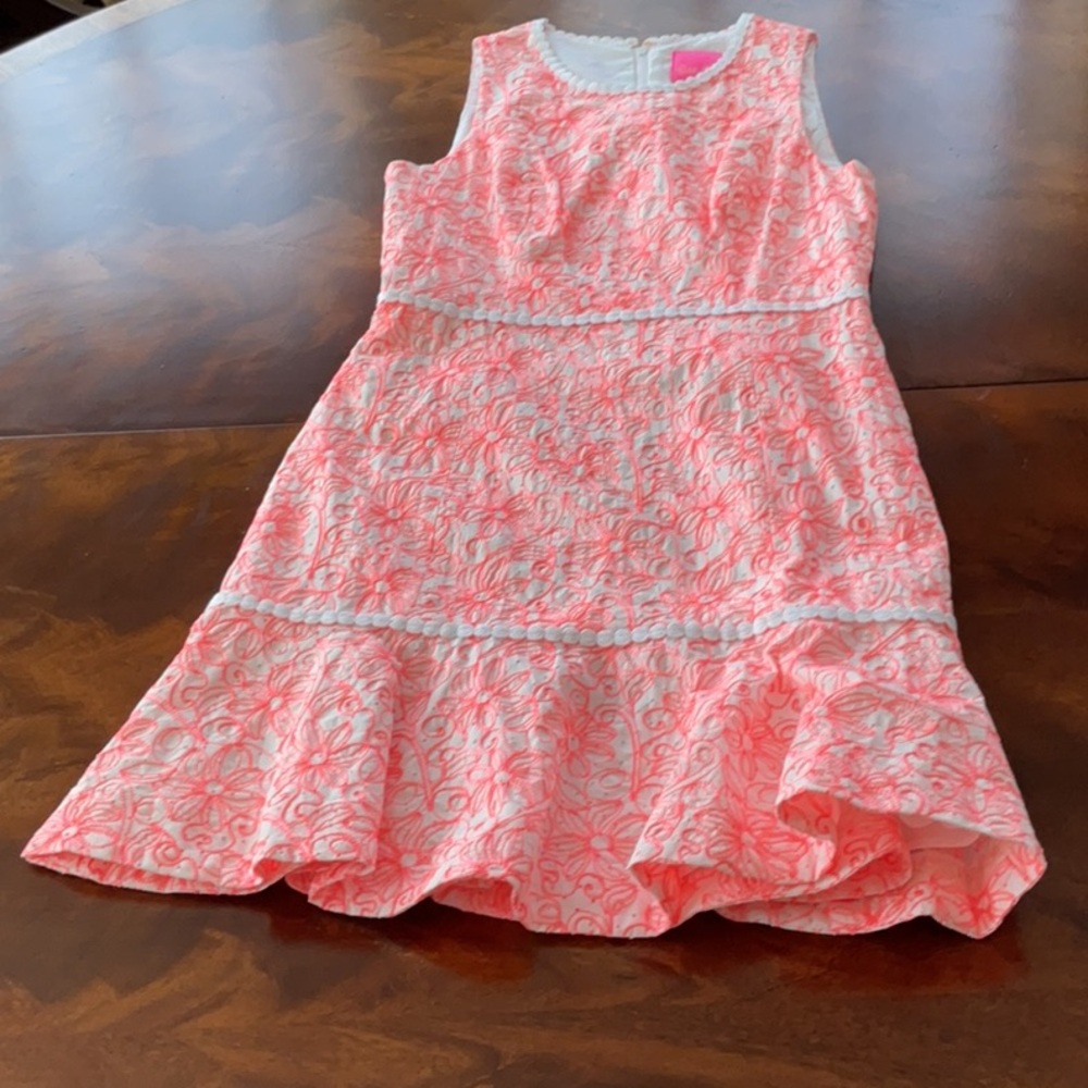 Floral Pink Kids Dress Lilly Pulitzer